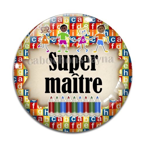 Cabochon super maître, cabochon résine - ou verre rond différente taille