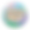 Cabochon une atsem qui déchire, cabochon résine - ou verre rond différente taille