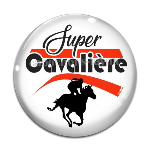 Cabochon super cavalière, cabochon résine, verre rond différente taille