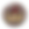 Cabochon motard qui déchire, cabochon résine, verre rond différente taille