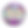 Cabochon une tata qui déchire, résine ou verre rond différente taille