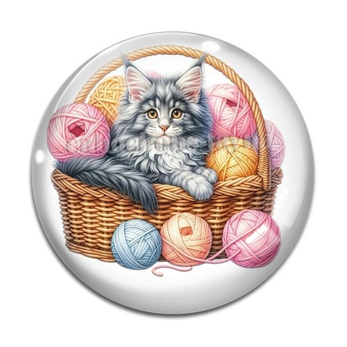 Cabochon chaton, cabochon résine - ou verre rond différente taille