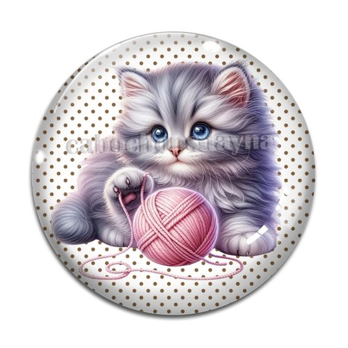 Cabochon chaton, cabochon résine - ou verre rond différente taille