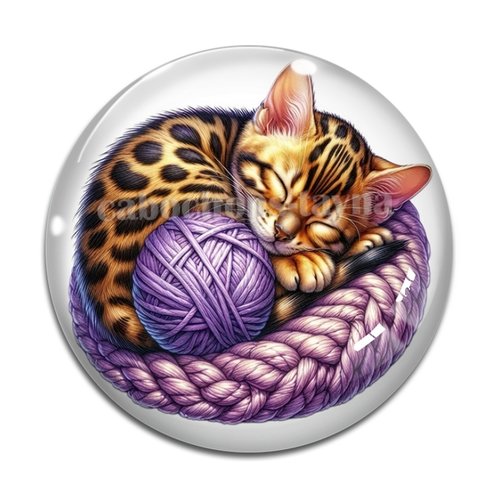 Cabochon chaton, cabochon résine - ou verre rond différente taille