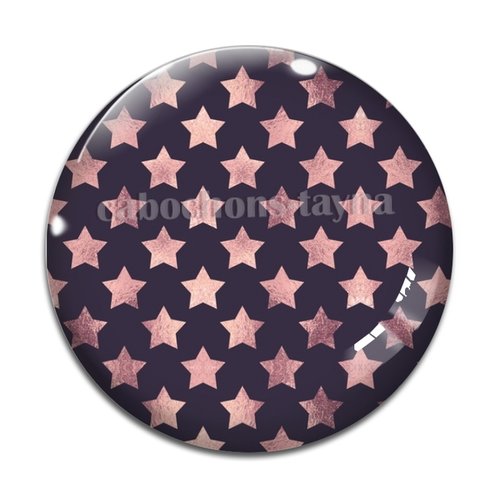 Cabochon étoile, cabochon résine ou verre rond différente taille