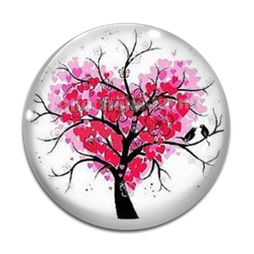 Cabochon arbre de vie, cabochon résine ou verre rond différente taille