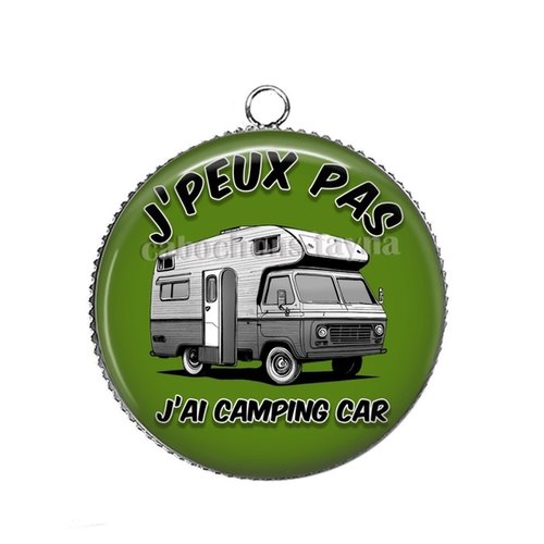 Pendentif j'peux pas j'ai camping car