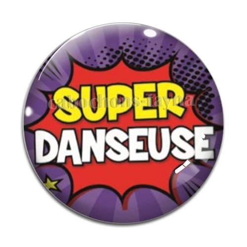 Cabochon super danseuse, résine ou verre différente taille