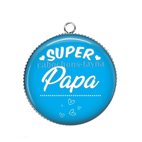 Pendentif cabochon super papa