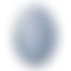 Cabochon géométrique ovale, résine ou verre