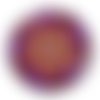Cabochon spirale abstrait, résine ou verre rond différente taille