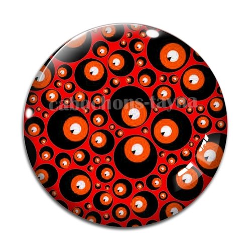 Cabochon fond rond, résine ou verre rond différente taille
