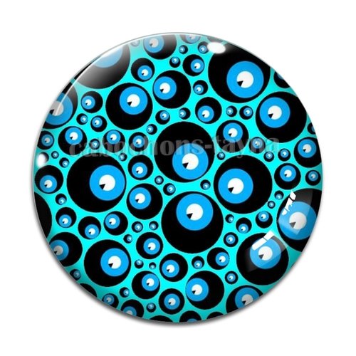 Cabochon fond rond, résine ou verre rond différente taille
