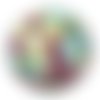 Cabochon chien, résine ou verre rond différente taille