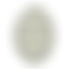 Cabochon motif rayure ovale, résine ou verre