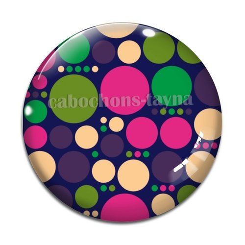 Cabochon rond, cabochon résine ou verre rond différente taille