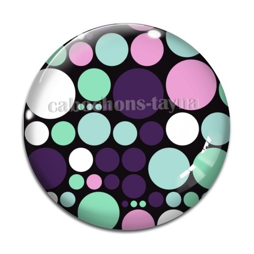 Cabochon rond, cabochon résine ou verre rond différente taille