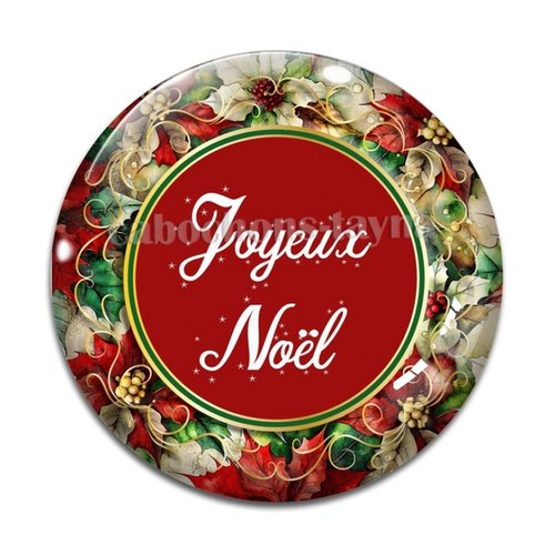Cabochon joyeux noël, cabochon résine, verre rond différente taille