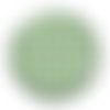 Cabochon pois fond vert, cabochon résine ou verre rond différente taille