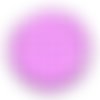 Cabochon pois fond fuchsia, cabochon résine ou verre rond différente taille
