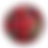 Cabochon coccinelle, cabochon résine ou verre rond différente taille