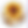Cabochon tournesol en résine ou en verre différente taille
