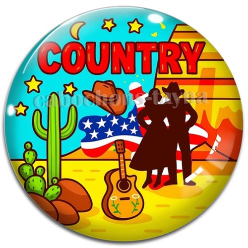 Cabochon country, cabochon résine ou verre rond différente taille