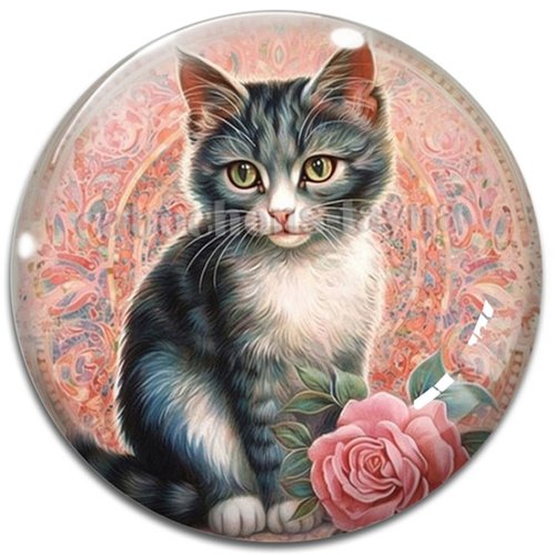 Cabochon chat étoile en résine ou en verre différente taille