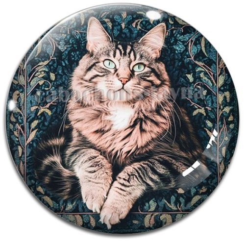 Cabochon chat étoile en résine ou en verre différente taille