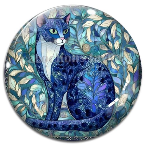Cabochon chat étoile en résine ou en verre différente taille