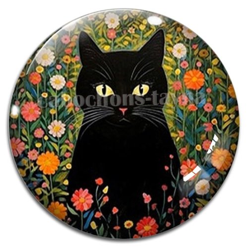 Cabochon chat étoile en résine ou en verre différente taille
