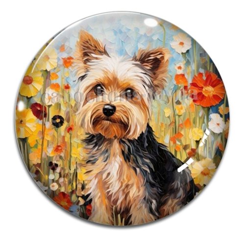 Cabochon chien – résine ou verre – différentes tailles disponibles