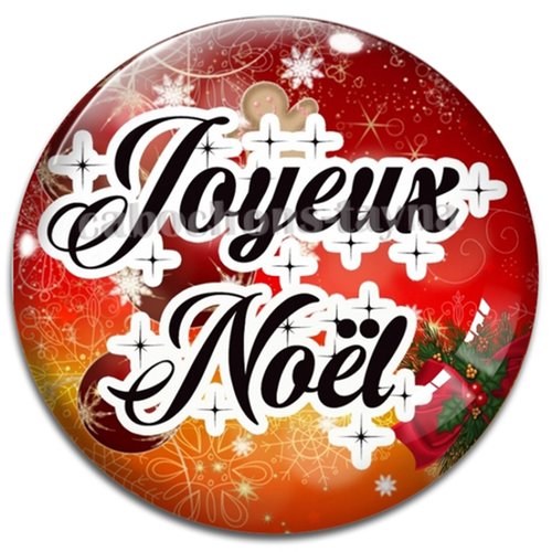 Cabochon joyeux noel , résine ou en verre différente taille