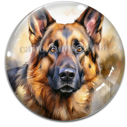 Cabochon chien, cabochon résine ou verre rond différente taille