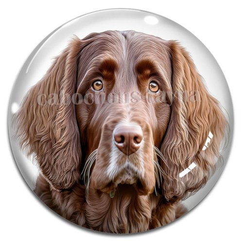 Cabochon chien, cabochon résine ou verre rond différente taille
