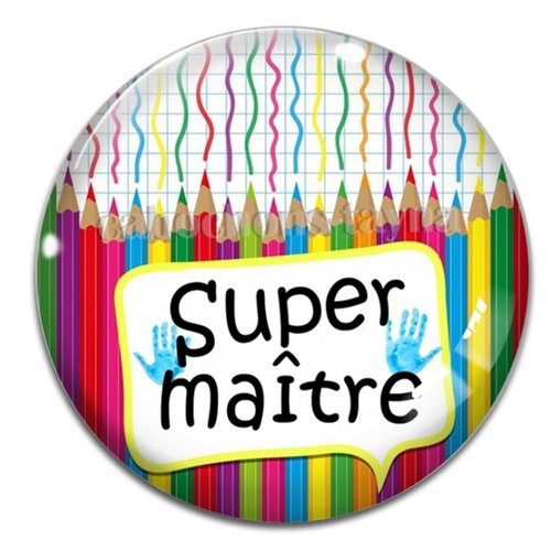 Cabochon super maître, cabochon résine - ou verre rond différente taille