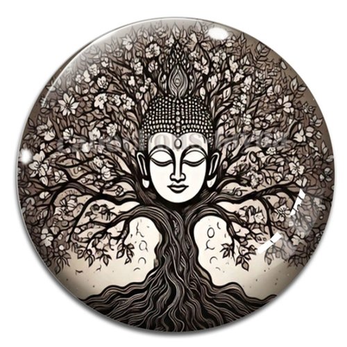 Cabochon arbre de vie, cabochon résine ou verre rond différente taille
