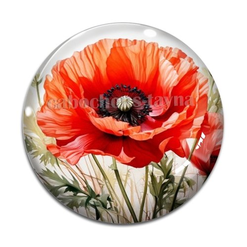 Cabochon tournesol – résine ou verre – différentes tailles disponibles