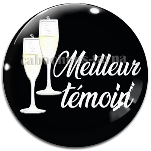 Cabochon meilleur témoin, cabochon résine, verre rond différente taille