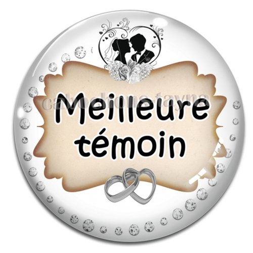 Cabochon meilleure témoin, cabochon résine, verre rond différente taille