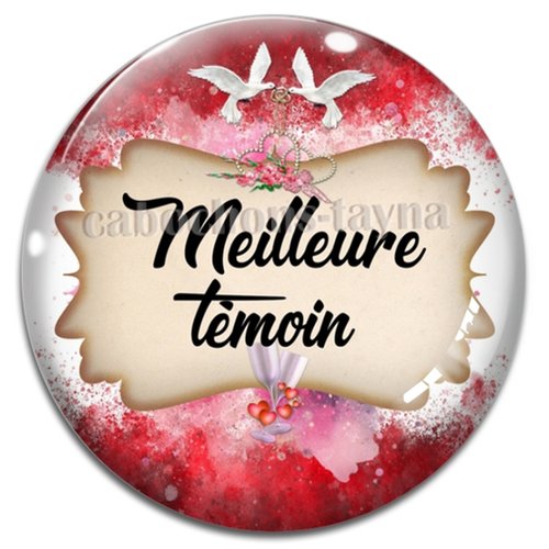 Cabochon meilleure témoin, cabochon résine, verre rond différente taille