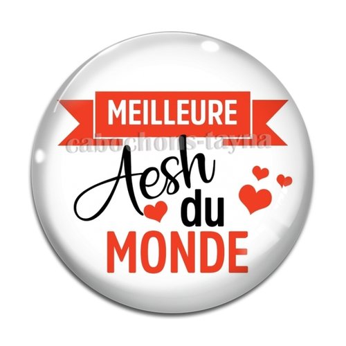 Cabochon meilleure aesh du monde, cabochon résine - ou verre rond différente taille