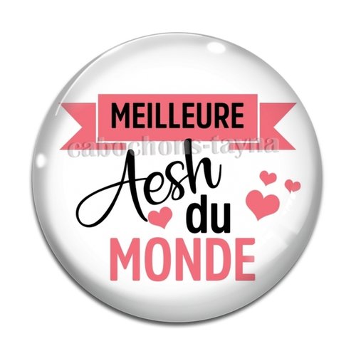 Cabochon meilleure aesh du monde, cabochon résine - ou verre rond différente taille