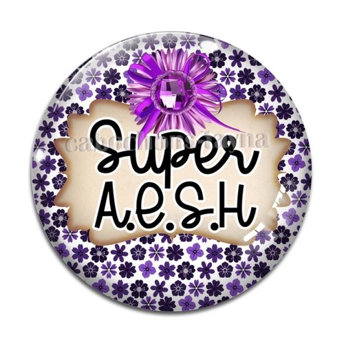 Cabochon super aesh, cabochon résine - ou verre rond différente taille