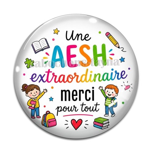 Cabochon une aesh extraordinaire, cabochon résine - ou verre rond différente taille