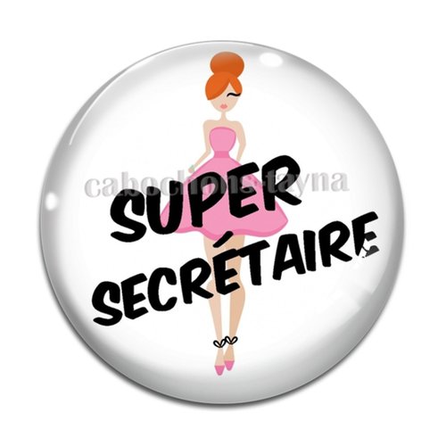Cabochon super secrétaire, cabochon résine, verre rond différente taille