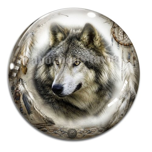 Cabochon loup, cabochon résine - ou verre rond différente taille