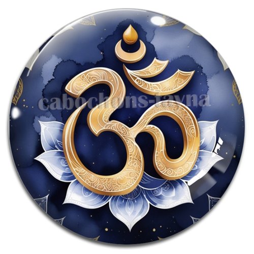 Cabochon om, cabochon résine ou verre rond différente taille