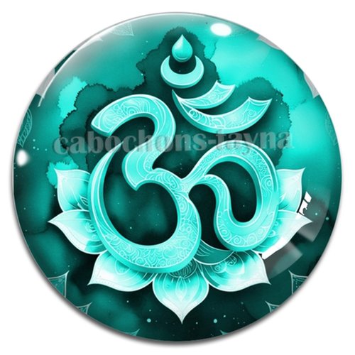 Cabochon om, cabochon résine ou verre rond différente taille