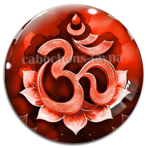 Cabochon om, cabochon résine ou verre rond différente taille